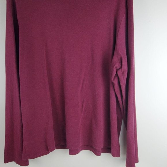 Old Navy V-Neck XXL Purple Blouse Long Sleeve Top - Picture 7 of 8